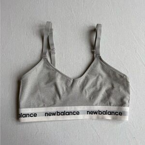 New Balance Gray Sports Bra